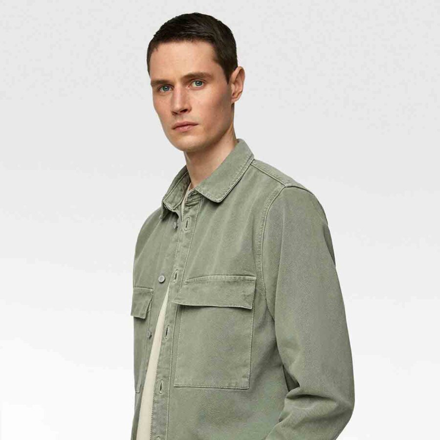 TrendyAgent Khaki Survival Shirt – Durable Outdoor Shirt for Hiking, Camping & Adventure